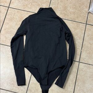 SKIMS Black Bodysuit Essential Top